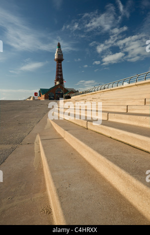 Blackpools neue Strandpromenade Stockfoto