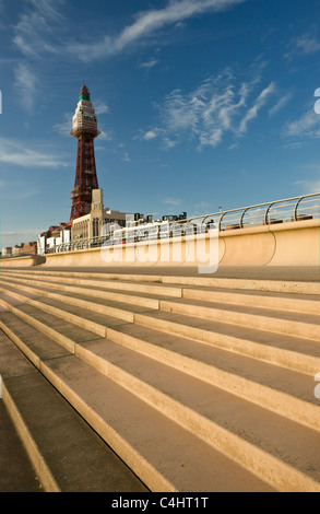 Blackpools neue Strandpromenade Stockfoto