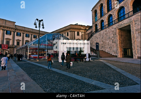 Museum des 20. Jahrhunderts, Palazzo dell'Aregario, restauriert im Jahr 2009 von Italo Rota e Fabio Fornasari Architekt, Mailand, Italien Stockfoto