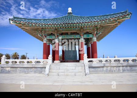 Korean Bell of Friendship Pagode in San Pedro, Kalifornien Stockfoto