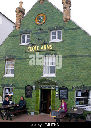 Außen die Poole Arme die älteste Kneipe am Kai Poole UK Stockfoto