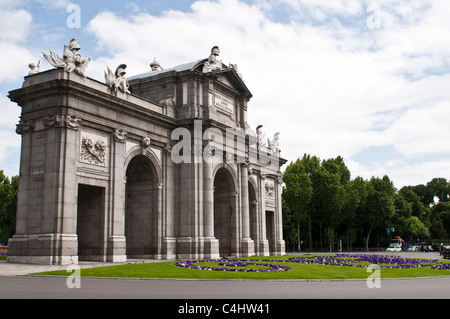 Puerta de Alcala, Alcalá, Madrid, Spanien Stockfoto