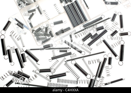 metallischen Federn Stockfoto