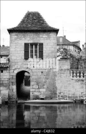 Kanu onRiver Dronne, Brantome, Frankreich Stockfoto