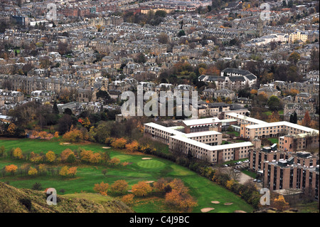 Blick über Edinburgh von Arthurs Seat Stockfoto