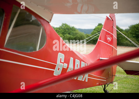 Aeronca Sedan Red Light Aircraft Flugzeug Rumpf und Leitwerk Stockfoto