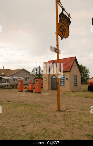 Phillips 66 Tankstelle, McLean Texas USA Stockfoto