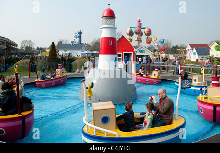 Peppa Pig Welt am Paultons Familie Freizeitpark in der Nähe von Southampton, England, UK Stockfoto