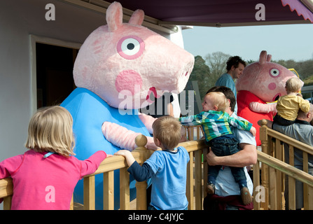 Peppa Pig Welt am Paultons Familie Freizeitpark in der Nähe von Southampton, England, UK Stockfoto