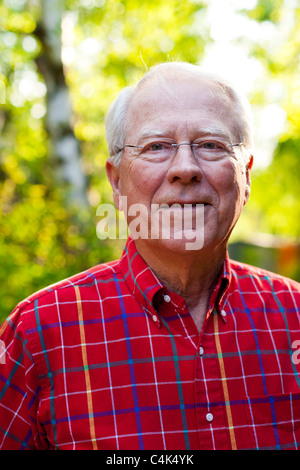 Anchorage, Alaska Altbürgermeister George Wuerch. Stockfoto