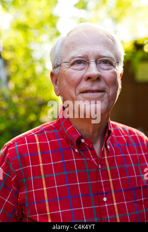 Anchorage, Alaska Altbürgermeister George Wuerch. Stockfoto