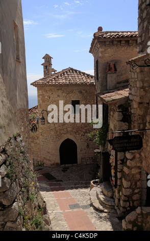 Malerischen Hügel Dorf Eze Netween Nizza und Monte Carlo an der Cote d ' Azur-Frankreich Stockfoto