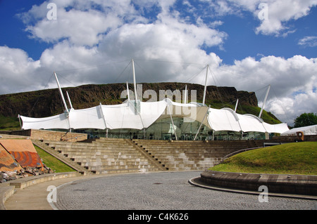 Unsere Dynamic Earth Ausstellung, Holyrood Road, Edinburgh, Lothian, Schottland, Vereinigtes Königreich Stockfoto