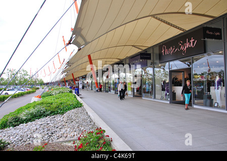 McArthur Glen Ashford Designer Outlet, Ashford, Kent, England, Vereinigtes Königreich Stockfoto