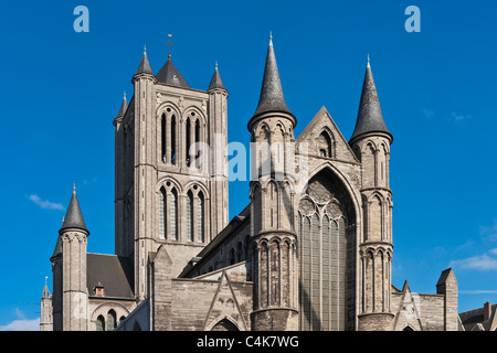 Evangelische St., Gent | St. Nikolaus Kirche, Ghent Stockfoto