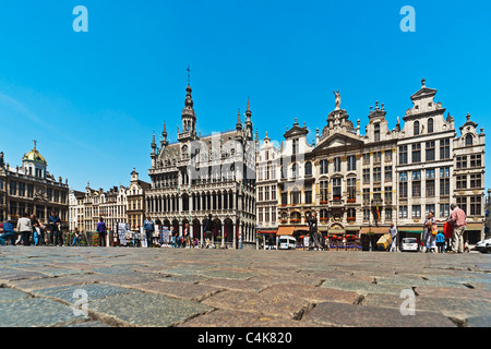 Marktplatz-Grand Place, Brüssel | Grand-Place, Marktplatz, Brüssel Stockfoto