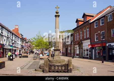Aktien und Markt kreuzen sich am Poulton le Fylde Stockfoto