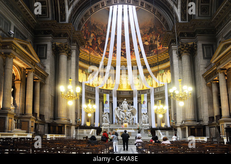 Innen Kirche La Madeleine in Paris, Frankreich Stockfoto