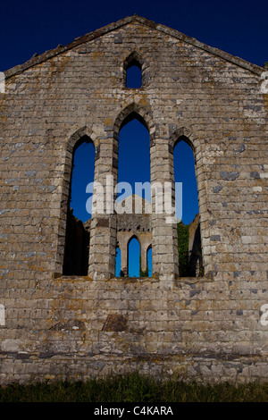 Ritter Hospitaller befestigte Kirche, Templetown, in der Nähe von Wexford Fethard-on-Sea, The Hook Halbinsel. Stockfoto