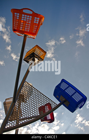 Landart von Dennis Oppenheim - Alternative Landschaftskomponenten Stockfoto