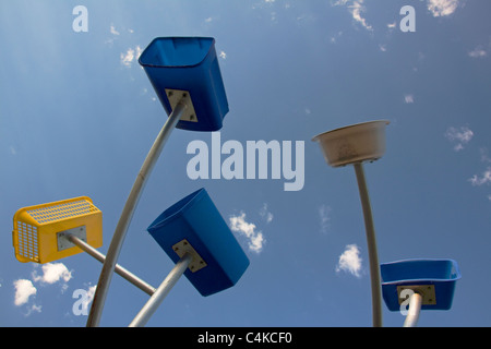 Landart von Dennis Oppenheim - Alternative Landschaftskomponenten Stockfoto