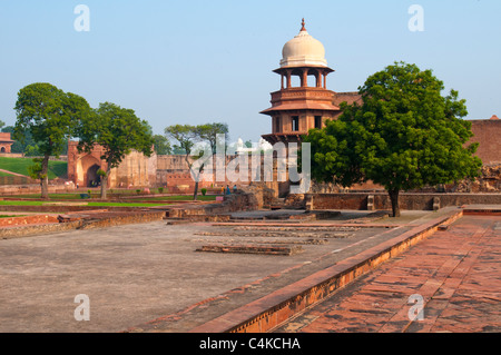 Rotes Fort (Agra Fort), Uttar Pradesh, Agra, Indien Stockfoto