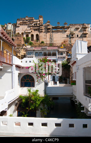 Bundi Palast, Bundi, Rajasthan Zustand, Indien, Asien Stockfoto