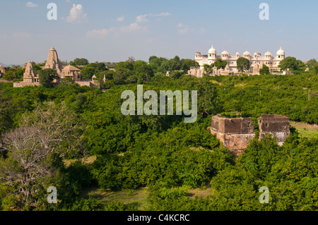 Chittorgarh Fort (auch Chittor, Chittaur oder Chittaurgarh), Rajasthan Zustand, West-Indien, Asien Stockfoto