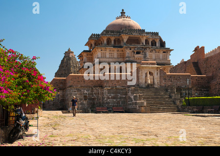 Kumbhalgarh Fort, Rajasthan Zustand, Indien, Asien Stockfoto