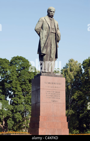 Taras Schewtschenko-Denkmal in Kiew Stockfoto