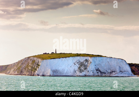 Isle of Wight, Whitecliff und Culver, England, UK vom Meer Stockfoto