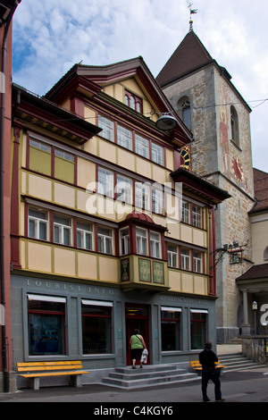 Museum, Tourist-Information, Appenzell, Schweiz Stockfoto