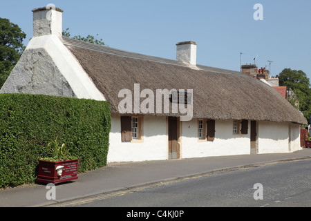 Burns Cottage wo Dichter Robert Burns im Jahre 1759 in Alloway, Ayrshire, Schottland, UK geboren wurde Stockfoto