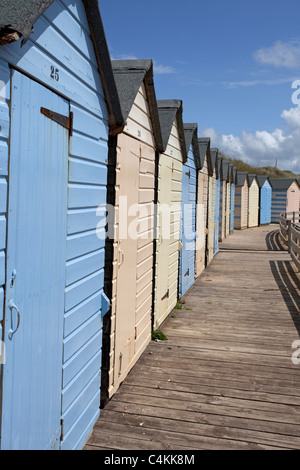 malte Strandhütten. Bude cornwall Stockfoto