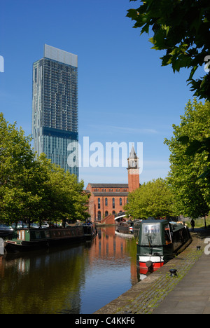 Beetham Tower - Manchesters höchste Gebäude (2011) das Hilton Hotel beherbergt. Stockfoto