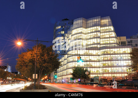 Gehrys IAC Building in Lower Manhattan in New York City. Stockfoto