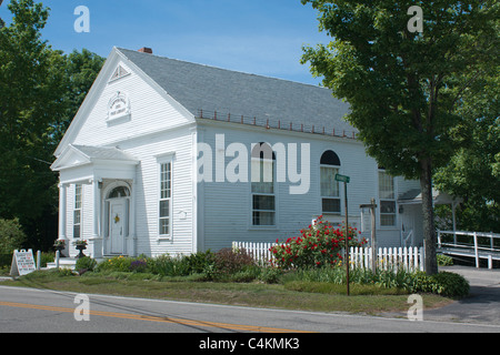 Kleinstadt England Bibliotheksneubau, Hampton Falls, New Hampshire Stockfoto