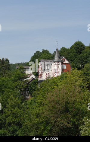 Alte Villa in Gemünd. Stockfoto