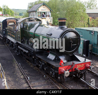 Dampfzug auf der Kent & East Sussex Railway Stadt Truro 3717 Stockfoto