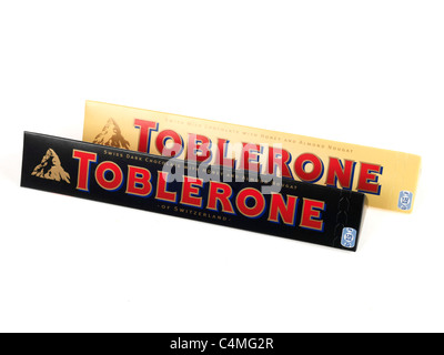 Toblerone-Schokolade Stockfoto