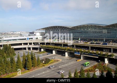 San Francisco International Airport Terminal Hotel liegt südlich der Innenstadt von San Francisco, Kalifornien, USA. Stockfoto