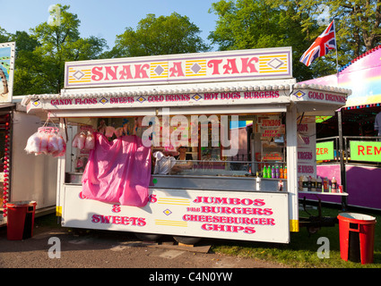 Garküche am Festplatz uk Stockfoto