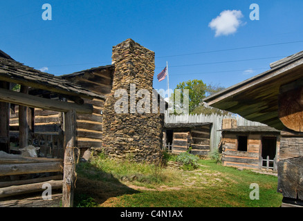 Die Prickett Fort State Park, Fairmont, West Virginia Stockfoto