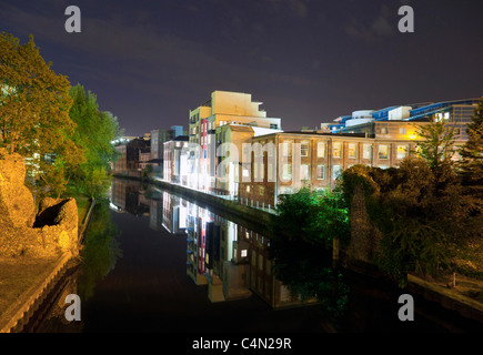 Fluss Wensum in Norwich Stockfoto