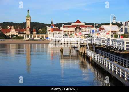 Morgen in der Ferienregion von Sopot, Polen. Stockfoto