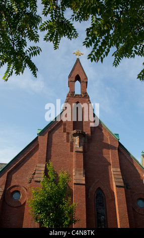 Kathedrale von Saint-Joseph in Manchester NH Stockfoto