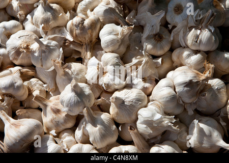 Frisches Gemüse zum Verkauf an Lebensmittelmarkt in Bordeaux, Frankreich Stockfoto