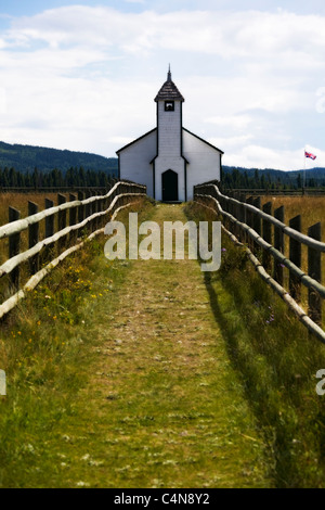 McDougall Memorial United Church in der Nähe von Morley, Alberta, Kanada. Stockfoto