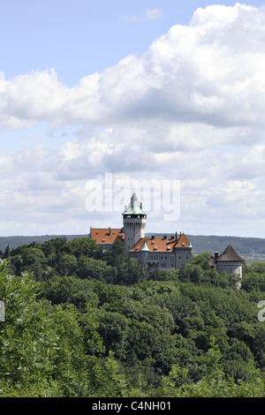 Die romantische Burg in östlich, Slowakei. Stockfoto