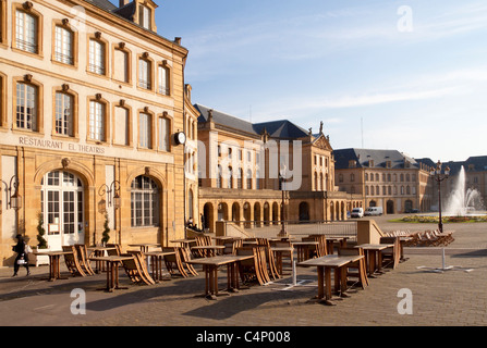 Die Oper, Place De La Comedie (Opernhaus), in der Stadt Metz, Moselle, Lothringen, Frankreich Stockfoto